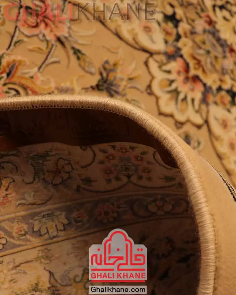 فرش ستاره کویر یزد کلکسیون عالی قاپو 1000 شانه کد HA-051-3012