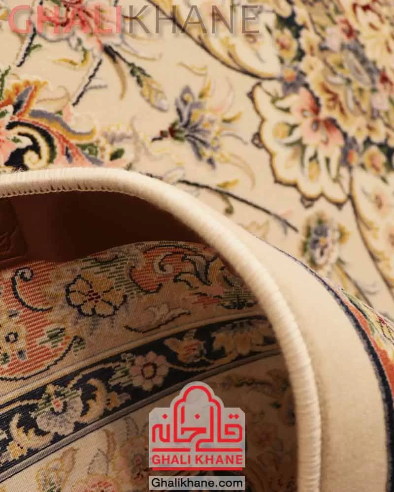 فرش ستاره کویر یزد کلکسیون عالی قاپو 1000 شانه کد HA-051-3020