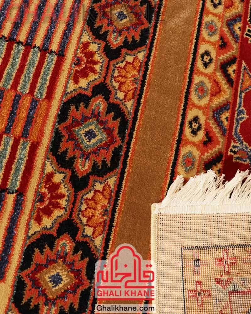 فرش ستاره کویر یزد کلکسیون شاهسون 320 شانه کد SH-B001-5001