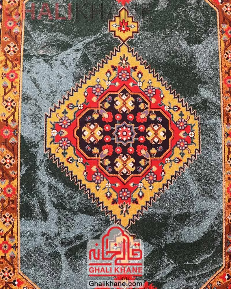 فرش ستاره کویر یزد کلکسیون شاهسون 320 شانه کد SH-B005-9036