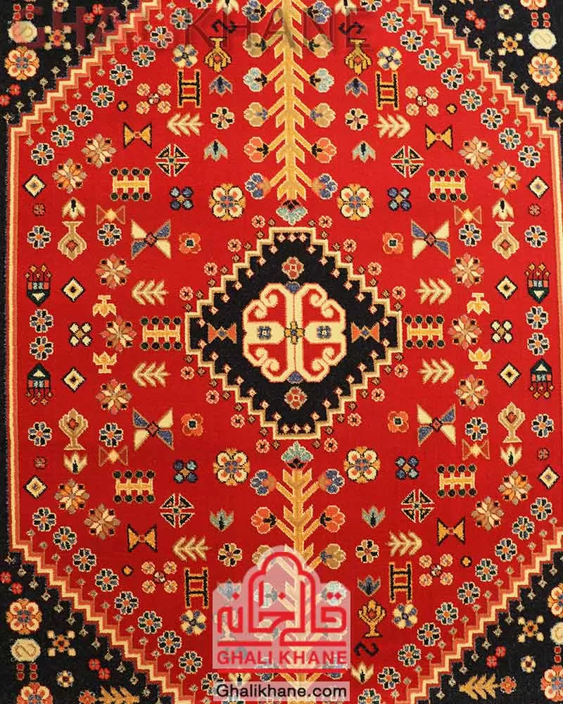 فرش ستاره کویر یزد کد SH-B008-5050 لاکی