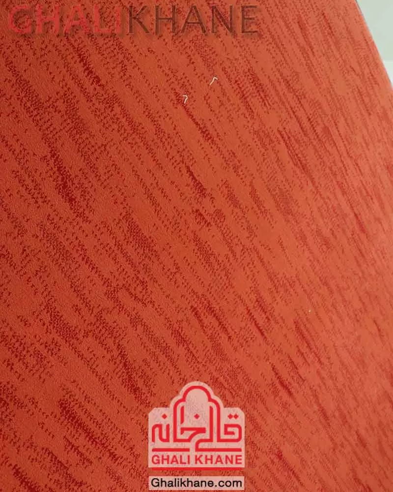 گلیم فرش لاکی (قرمز) تک رنگ کویر یزد  کد SH-B072-5035