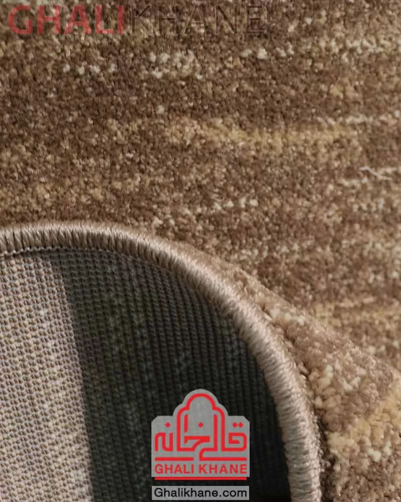 گلیم فرش بژ  تک رنگ ساده کویر یزد  کد SH-B072-8831
