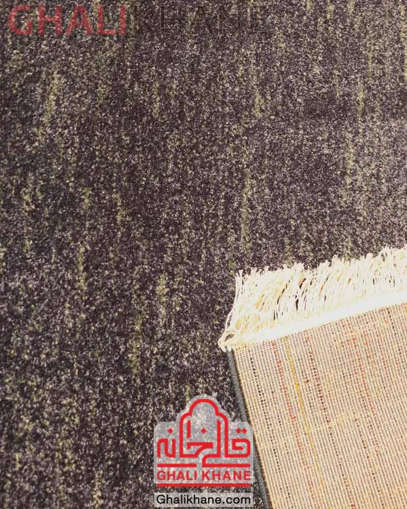 گلیم فرش آبی تک رنگ ساده کویر یزد  کد SH-B106-5076