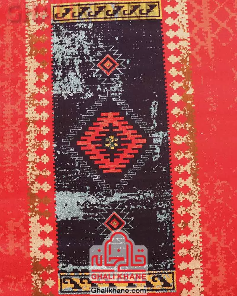 فرش ستاره کویر یزد کلکسیون شاهسون 320 شانه کد SH-B220-9095