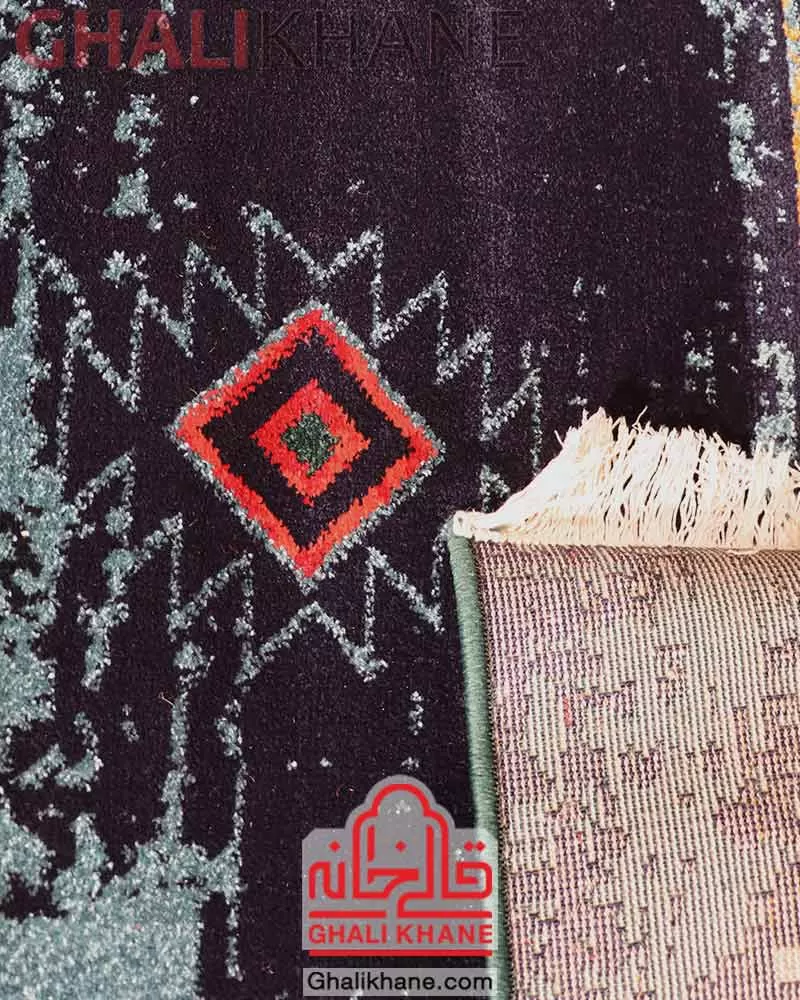 فرش ستاره کویر یزد کلکسیون شاهسون 320 شانه کد SH-B220-9099