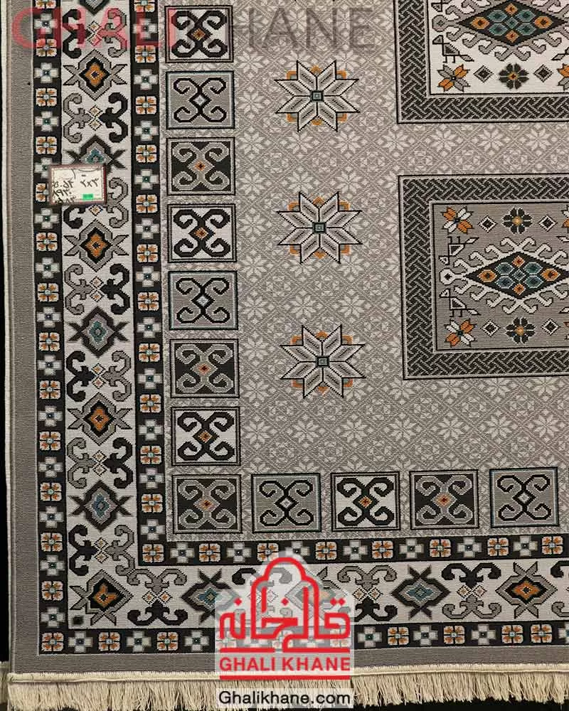 گلیم ماشینی طوسی در قالیخانه