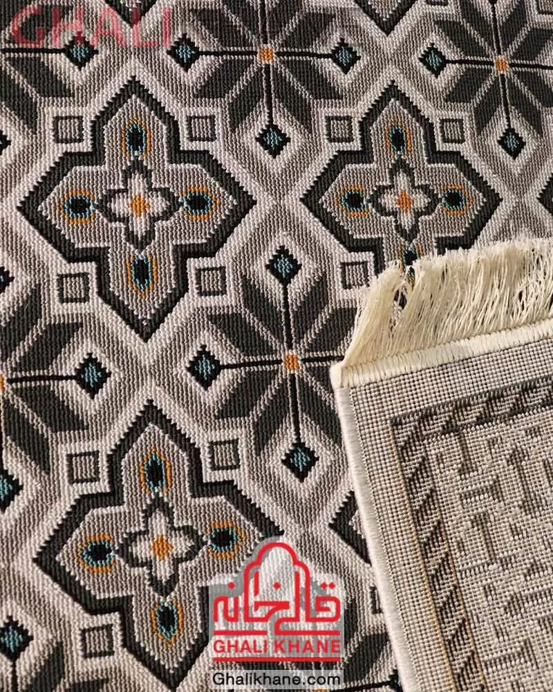 گلیم کویر یزدکد GB-G203-8903 طوسی