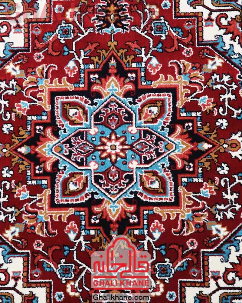 فرش سهند  کد FS65 رنگ لاکی