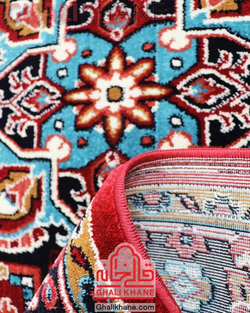 فرش سهند  کد FS65 رنگ لاکی