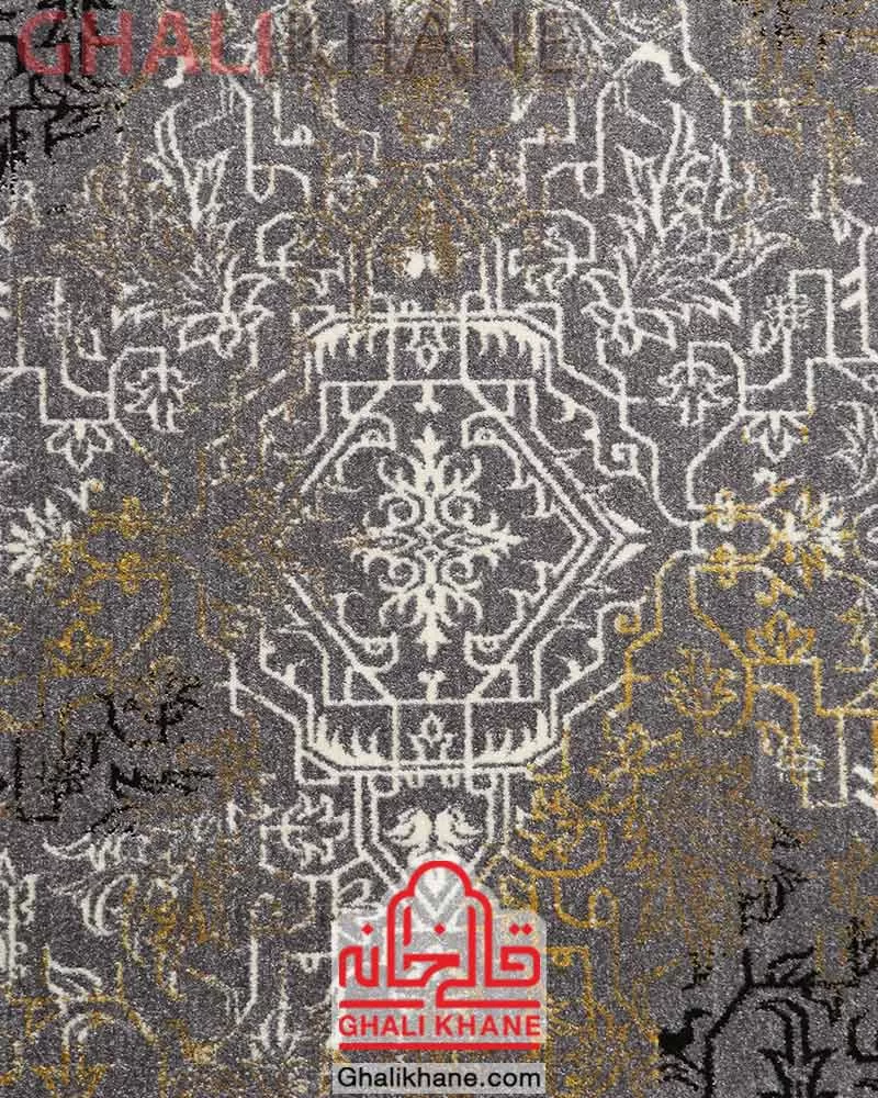 گلیم فرش طوسی کد O37