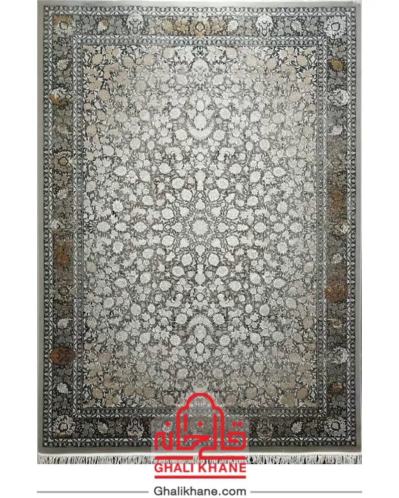 فرش زمرد مشهد 700 شانه کد 40200 طوسی