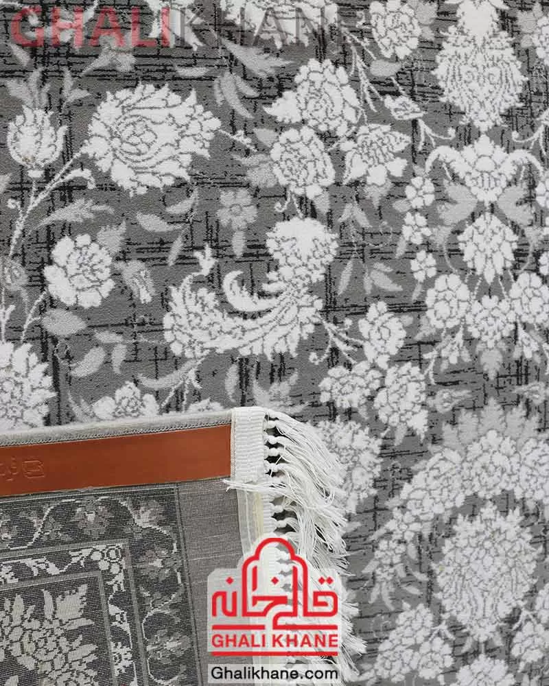 فرش زمرد مشهد 700 شانه کد 40200 طوسی