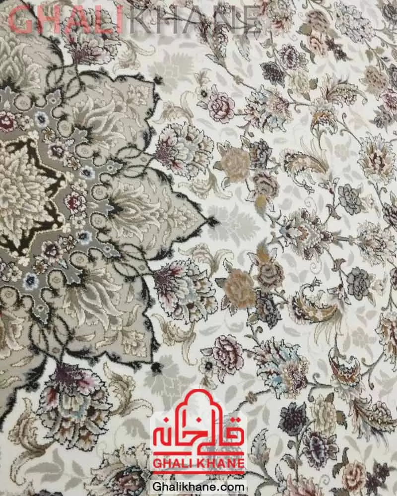 فرش 700 شانه کلاسیک افشان زمرد مشهد