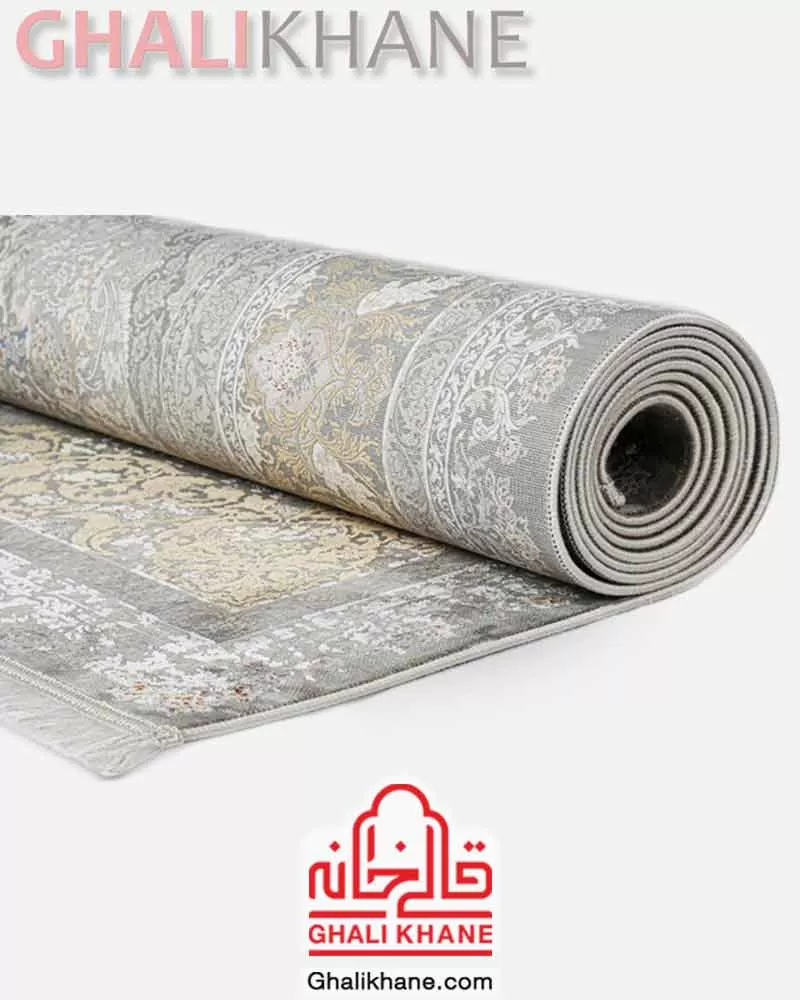 فرش ویستان لاوین کد 2532 طوسی