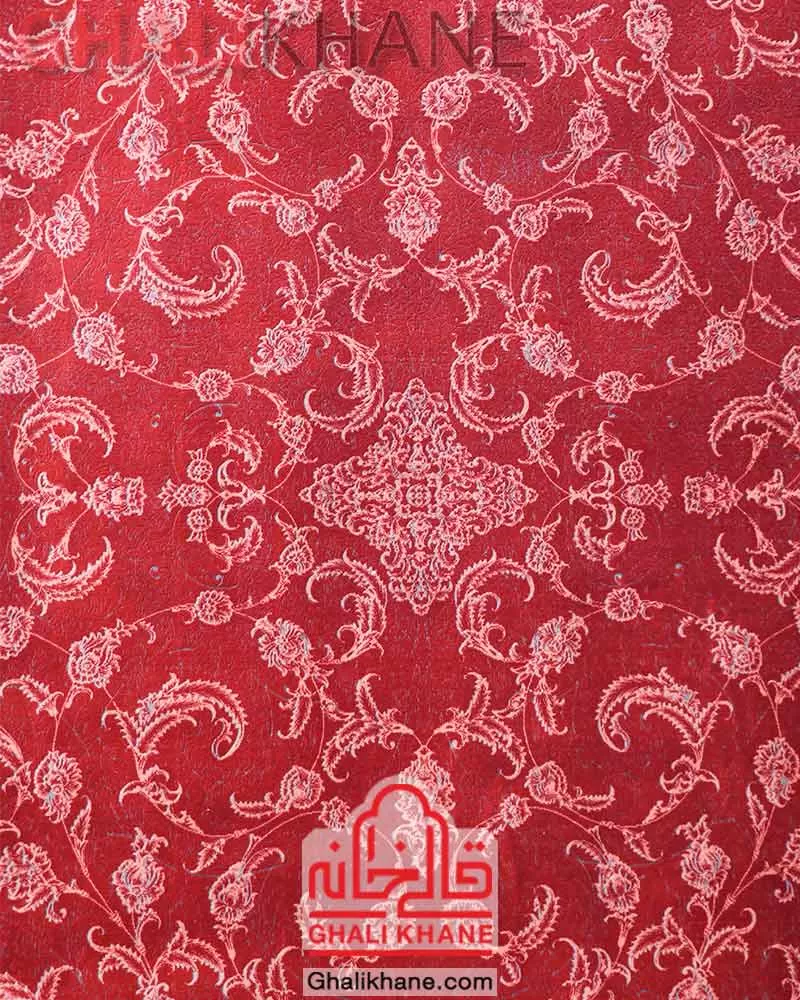 فرش تهران طرح افشان خطایی لاکی مسی دودی LMD