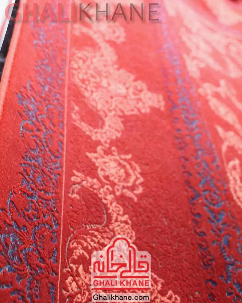 فرش تهران طرح افشان خطایی لاکی مسی دودی LMD