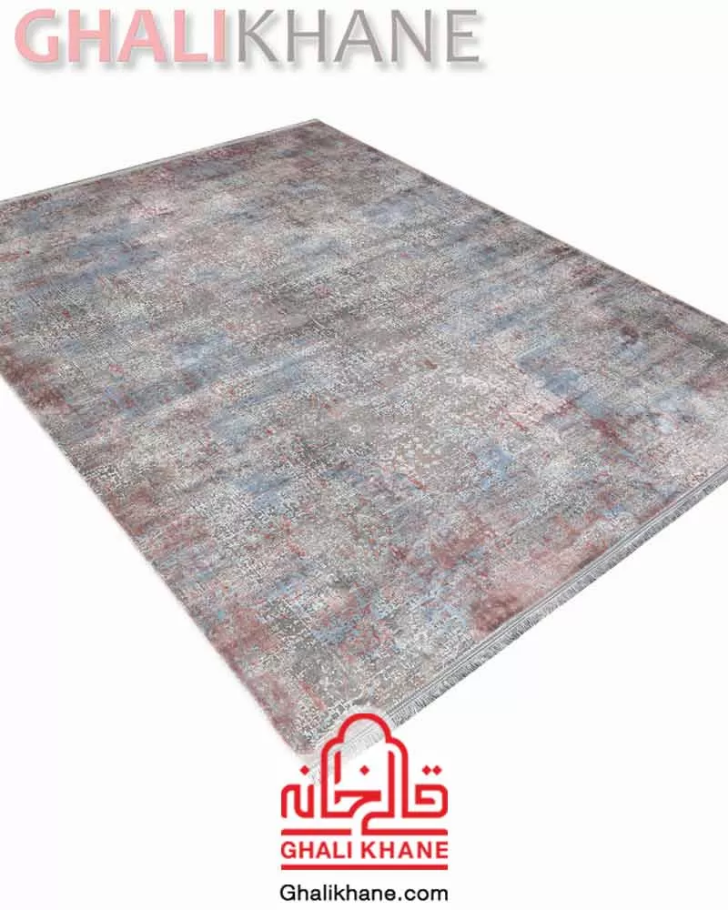 فرش ماه‌ نگار  کلکسیون کارینا کد 4205 طوسی