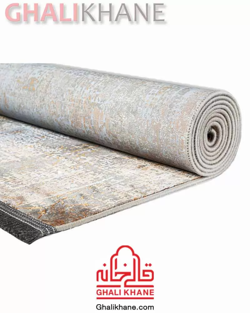 فرش ماه‌ نگار  کلکسیون کارینا کد 4205 طوسی