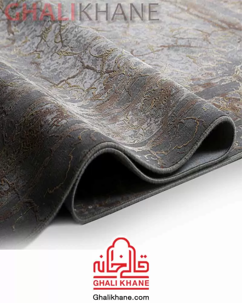 فرش ماه‌ نگار  کلکسیون کارینا کد 4212 طوسی