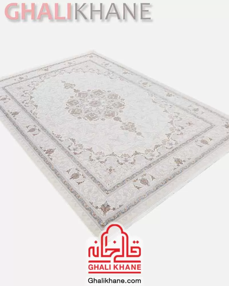 فرش ماه‌ نگار  کلکسیون ساندرا کد7011 طوسی
