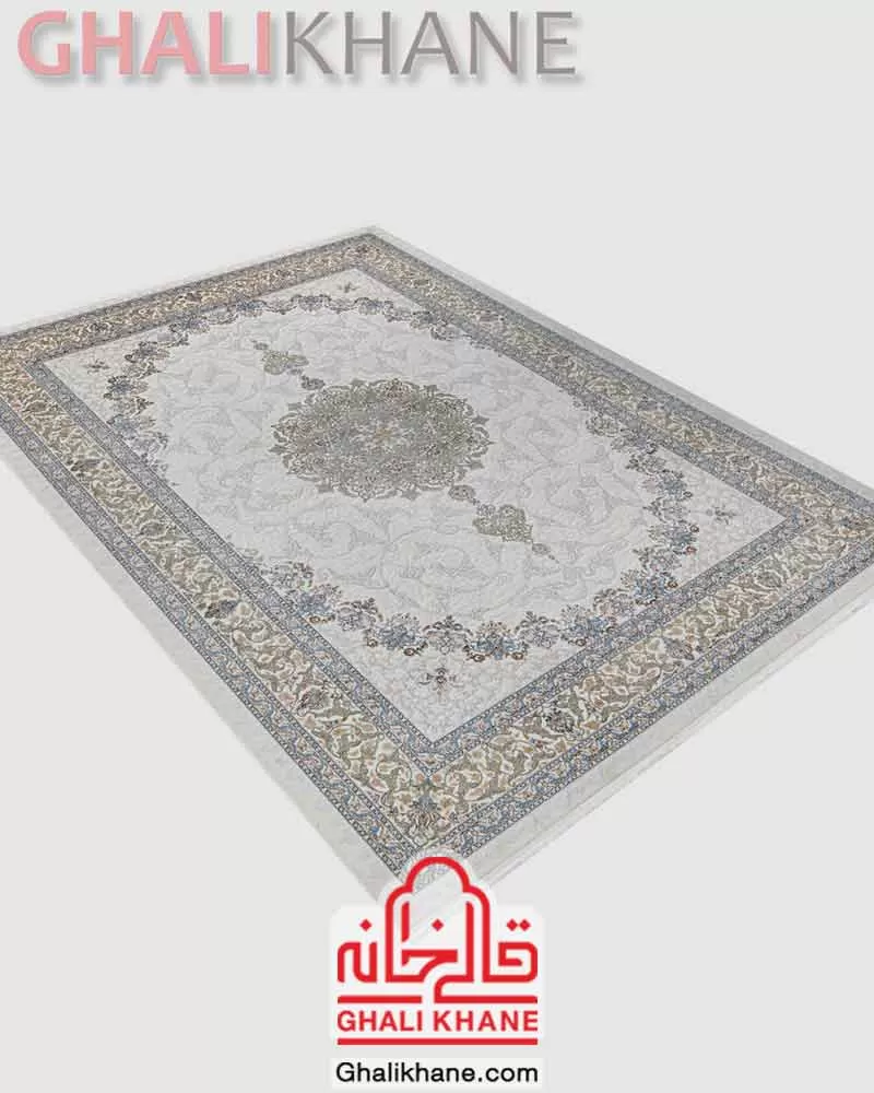 فرش ماه‌ نگار  کلکسیون ساندرا کد 7014 کرم