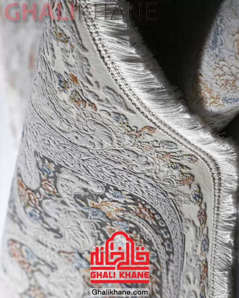 فرش ماه‌ نگار  کلکسیون ساندرا کد 7431 طوسی