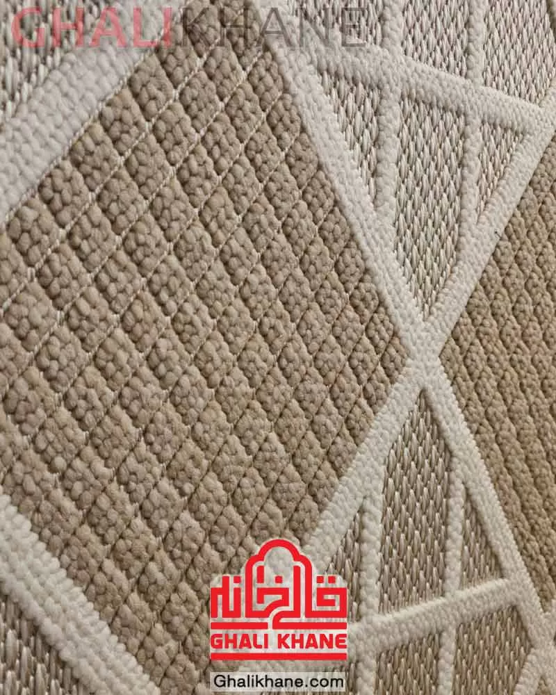 فرش نقش کهن کلکسیون پینترست کد 33105 کرم