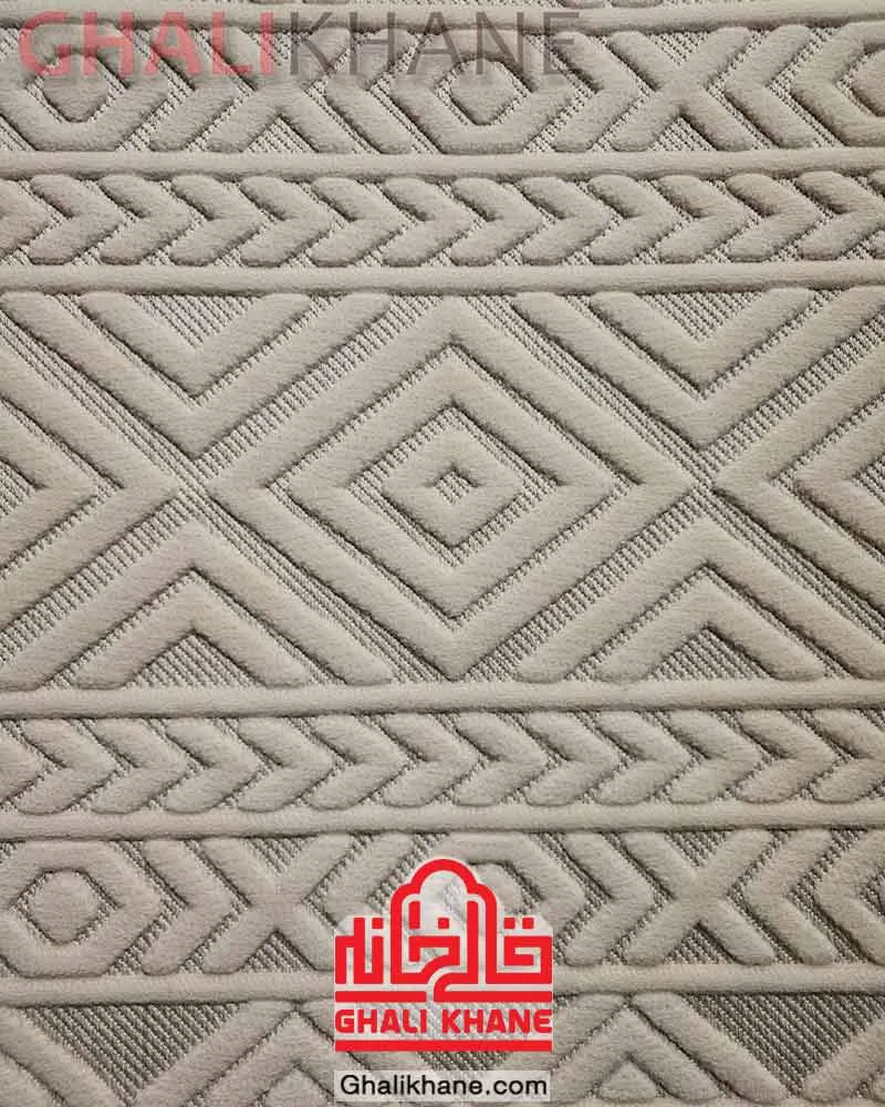 فرش نقش کهن کلکسیون الکسوز کد 7103 کرم