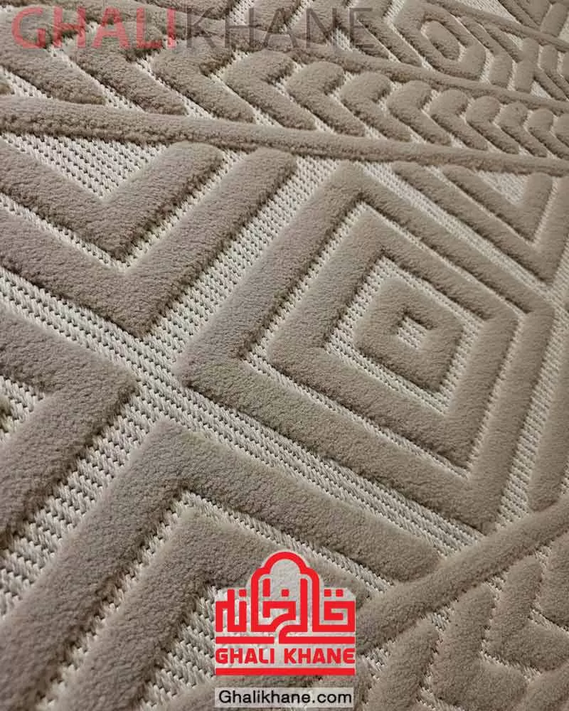 فرش نقش کهن کلکسیون الکسوز کد 7603 کرم