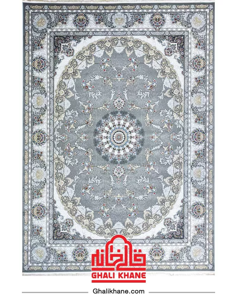 فرش نگین مشهد 700 شانه کد 2631 طوسی
