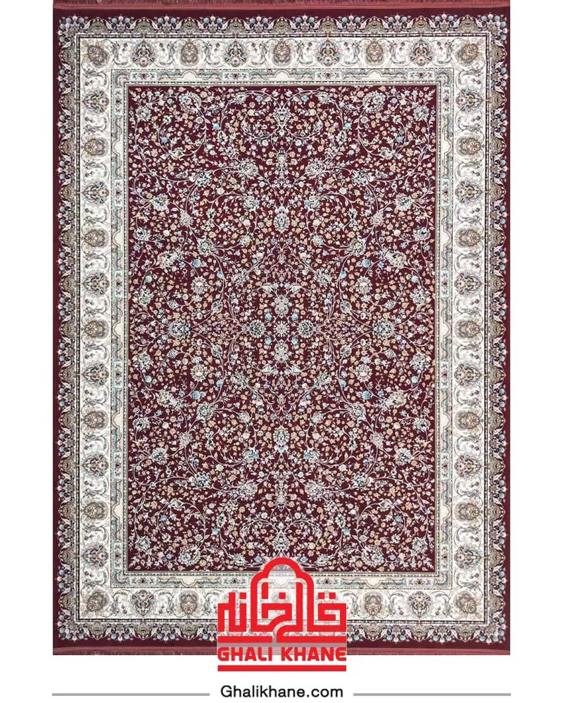 فرش نگین مشهد 1200 شانه کد 1248 لاکی