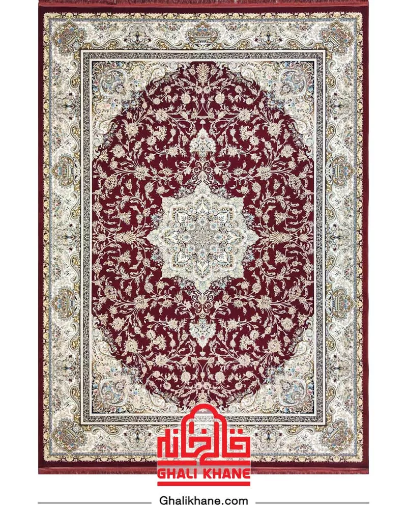 فرش نگین مشهد 1200 شانه کد 1249 لاکی