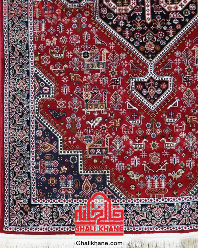 فرش سهند کلکسیون بوستان طرح هریس کد 100/VBVA لاکی