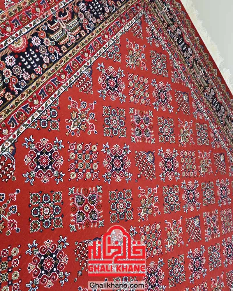 نمایندگی مرکزی فروش فرش سهند کلکسیون بوستان کد 101/V8VA رنگ لاکی 700 شانه - ارسال مستقیم از کارخانه، خرید سریع و آسان از فروشگاه قالیخانه لاکی