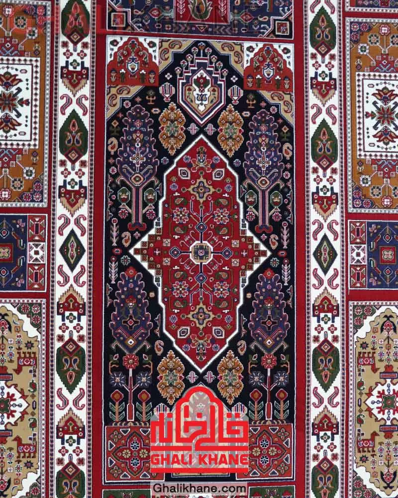 فرش سهند کلکسیون بوستان کد 102/VBVA قرمز