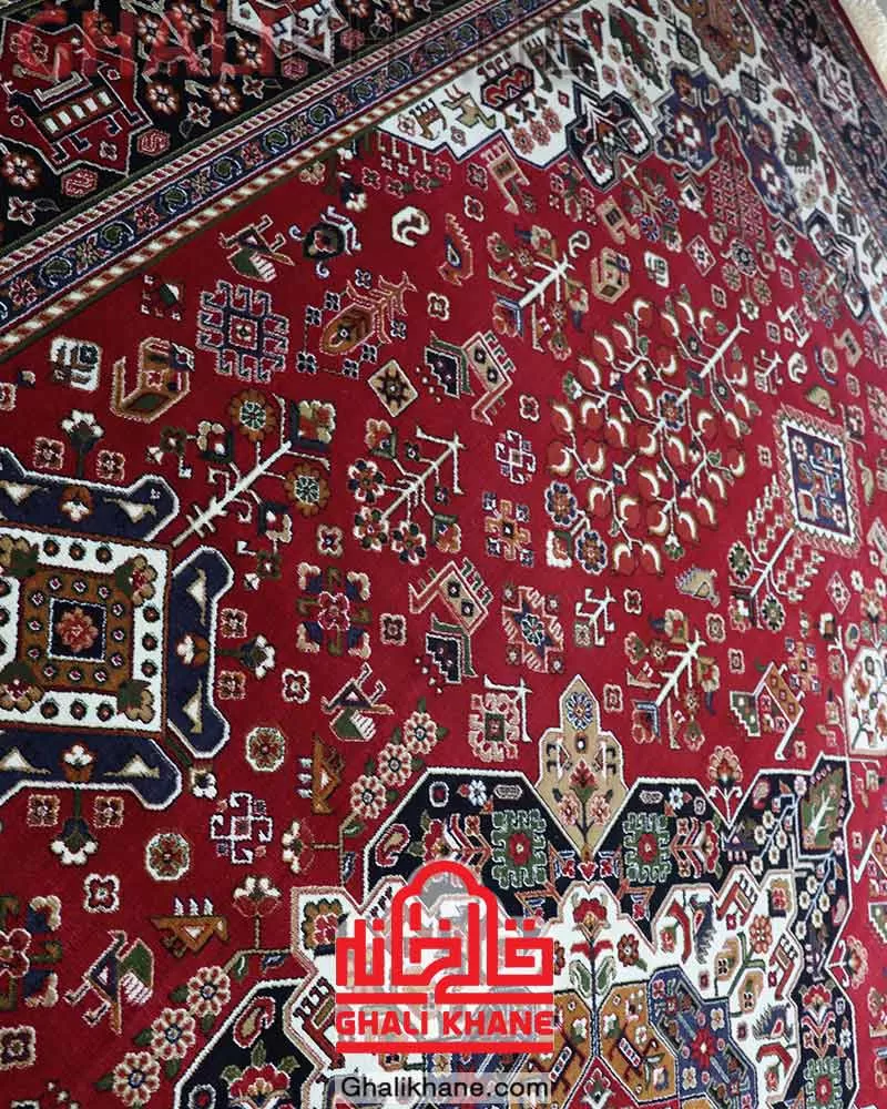 فرش سهند کلکسیون بوستان طرح هریس کد 105/VBVA قرمز