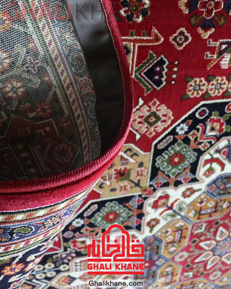 فرش سهند کلکسیون بوستان طرح هریس کد 105/VBVA قرمز