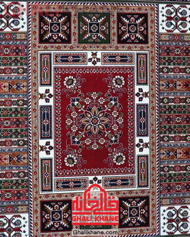 فرش سهند کلکسیون بوستان کد 106/VBVA قرمز