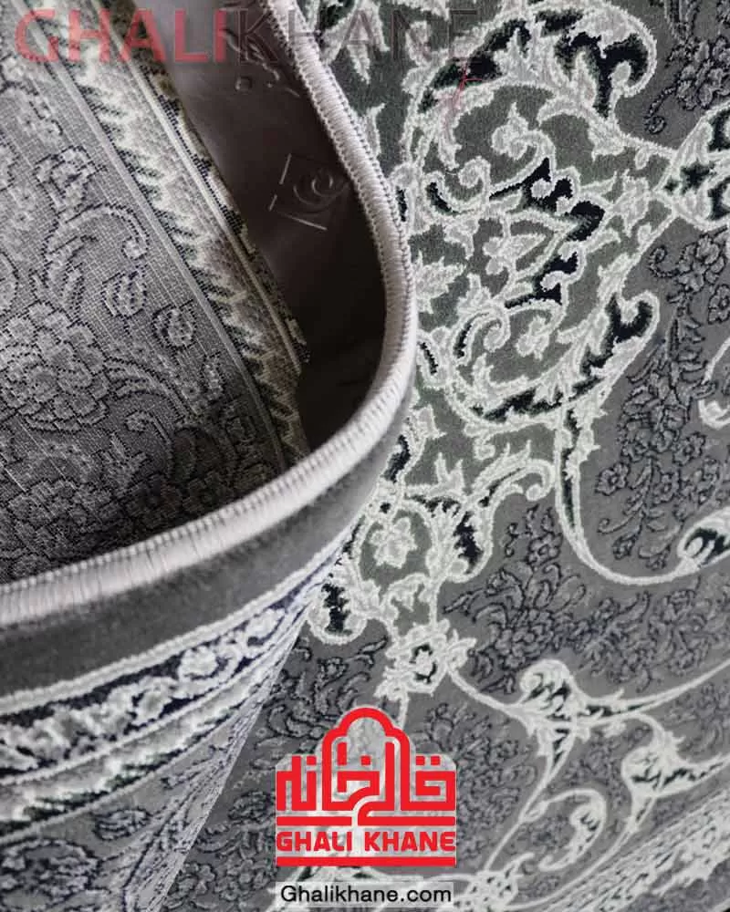 فرش سهند کلکسیون بهارستان کد T03 ذغالی