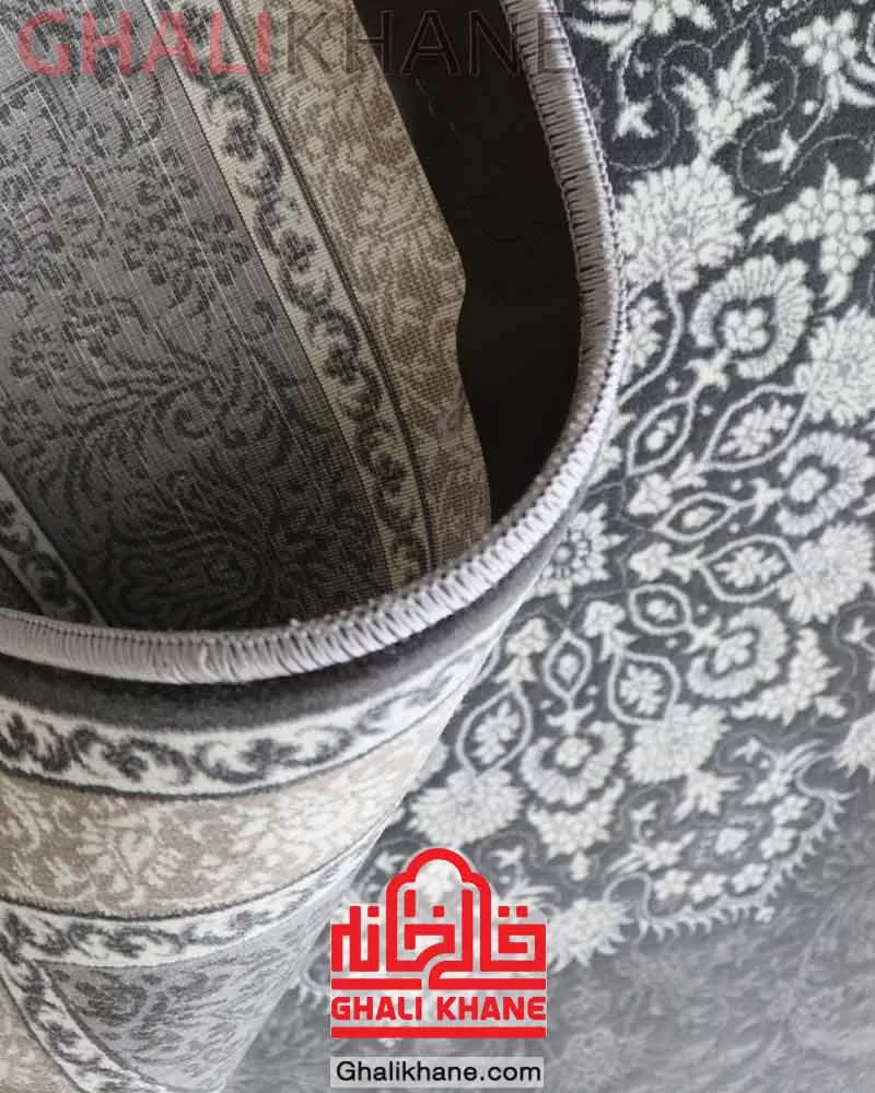 فرش سهند کلکسیون بهارستان 700 شانه کد T09 ذغالی