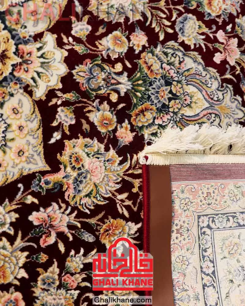 فرش ستاره کویر یزد کلکسیون عالی قاپو 1000 شانه کد HA-051-3052