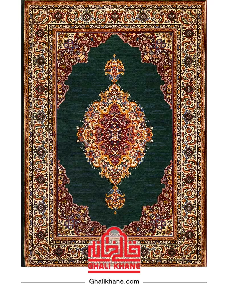 فرش سینراد 700 شانه کد 7028 سبز