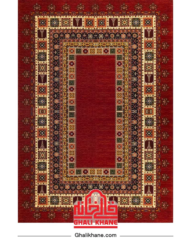 فرش سینراد 700 شانه کد 7044 لاکی