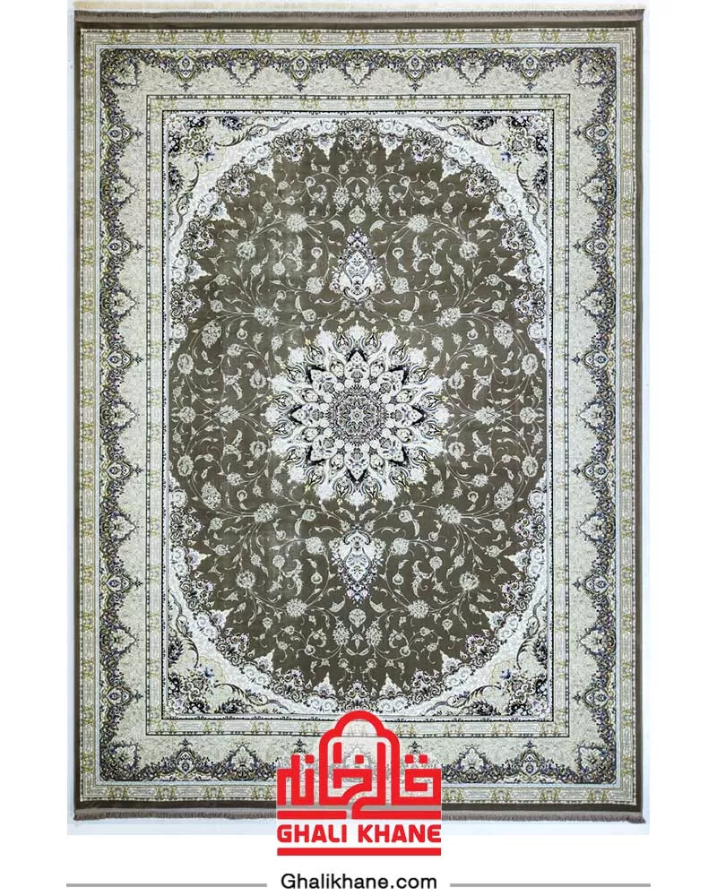 فرش نگین مشهد 1500 شانه کد 1514 نسکافه‌ای
