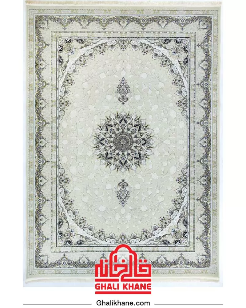 فرش نگین مشهد 1500 شانه کد 1514 صدفی
