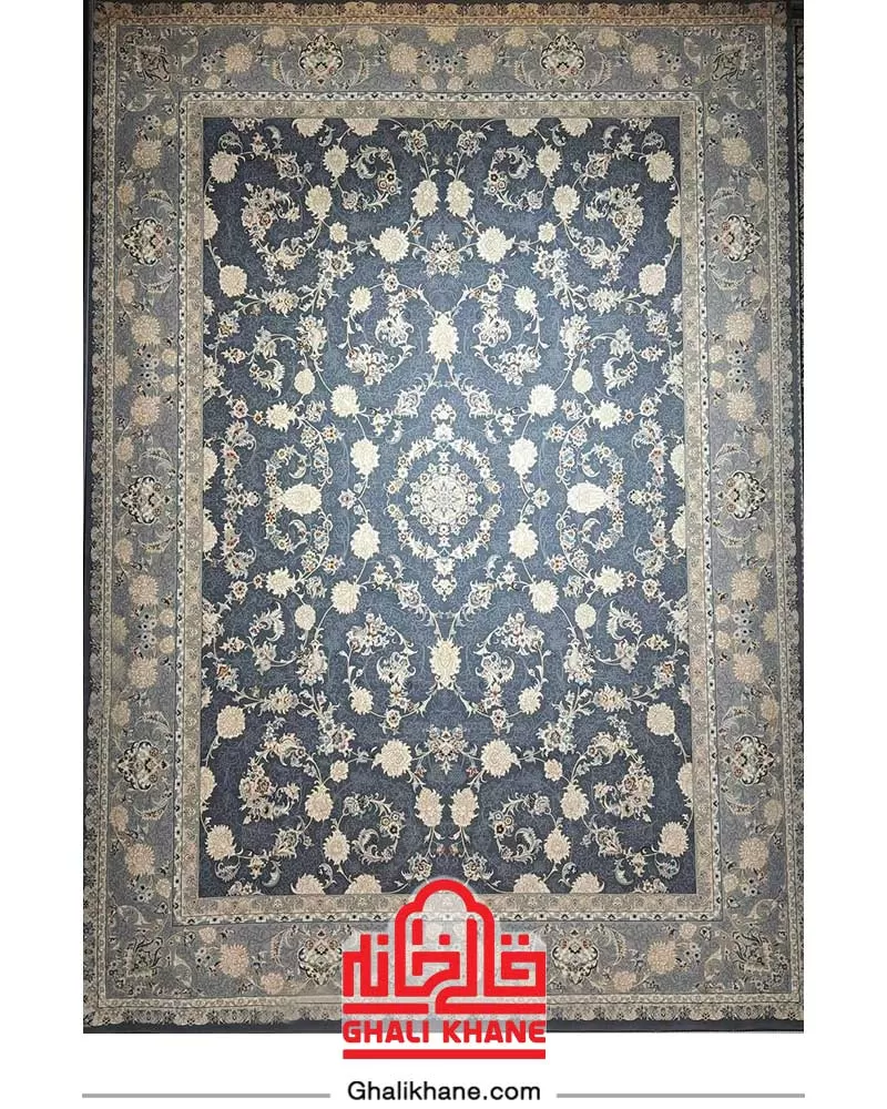 فرش بزرگمهر کلکسیون وین 700 شانه کد 77101 دلفینی