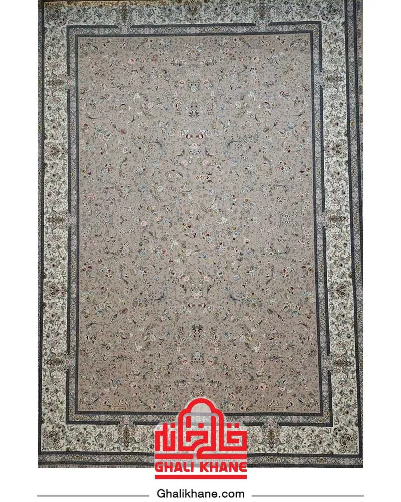 فرش بزرگمهر  کلکسیون کوروش 1200 شانه کد 12815 بژ