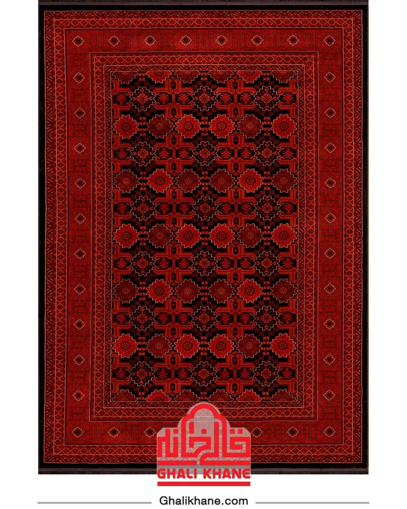 فرش بزرگمهر کلکسیون آریا 700 شانه کد 78001 سرمه ای