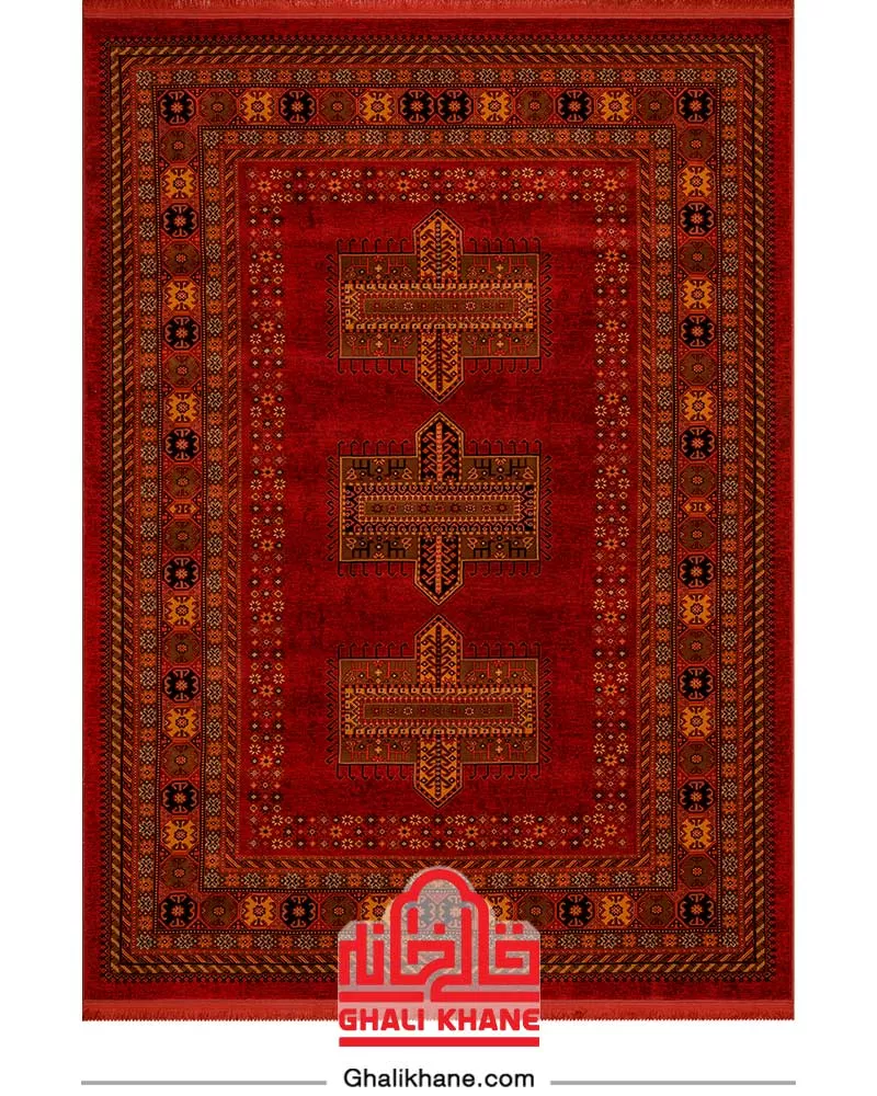 فرش بزرگمهر کلکسیون آریا کد 78005 لاکی